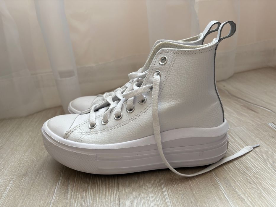 Converse all star white кецове
