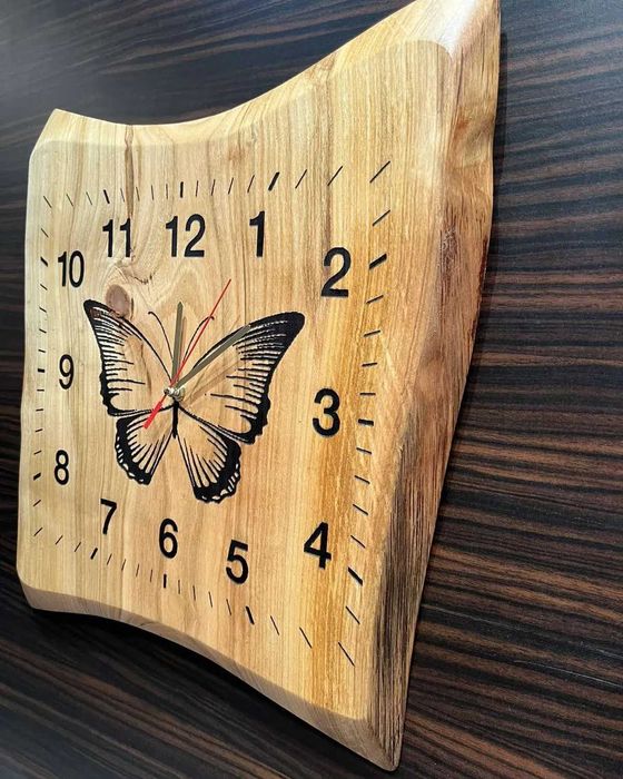 Стенен часовник от череша