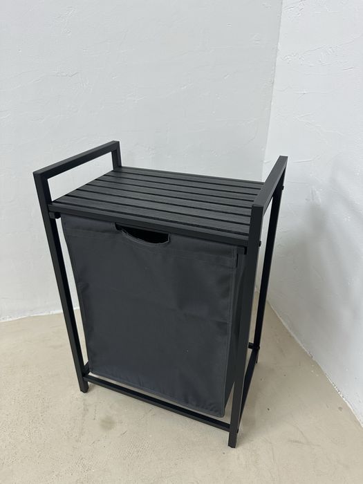 Кош за пране VASAGLE, подвижна платнена чанта, 65L