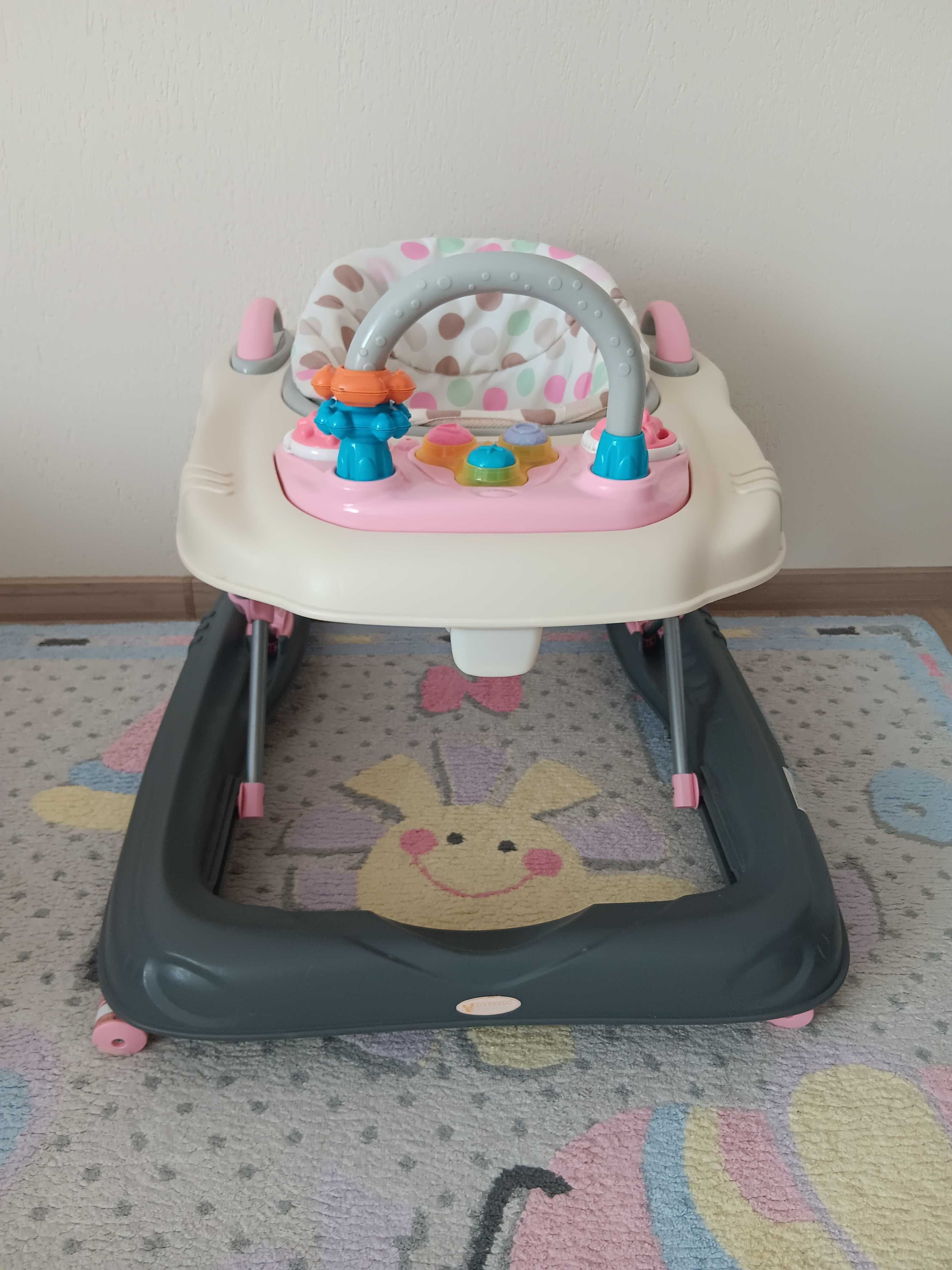 Проходилка Cangaroo Dotty - Розова 2 в 1