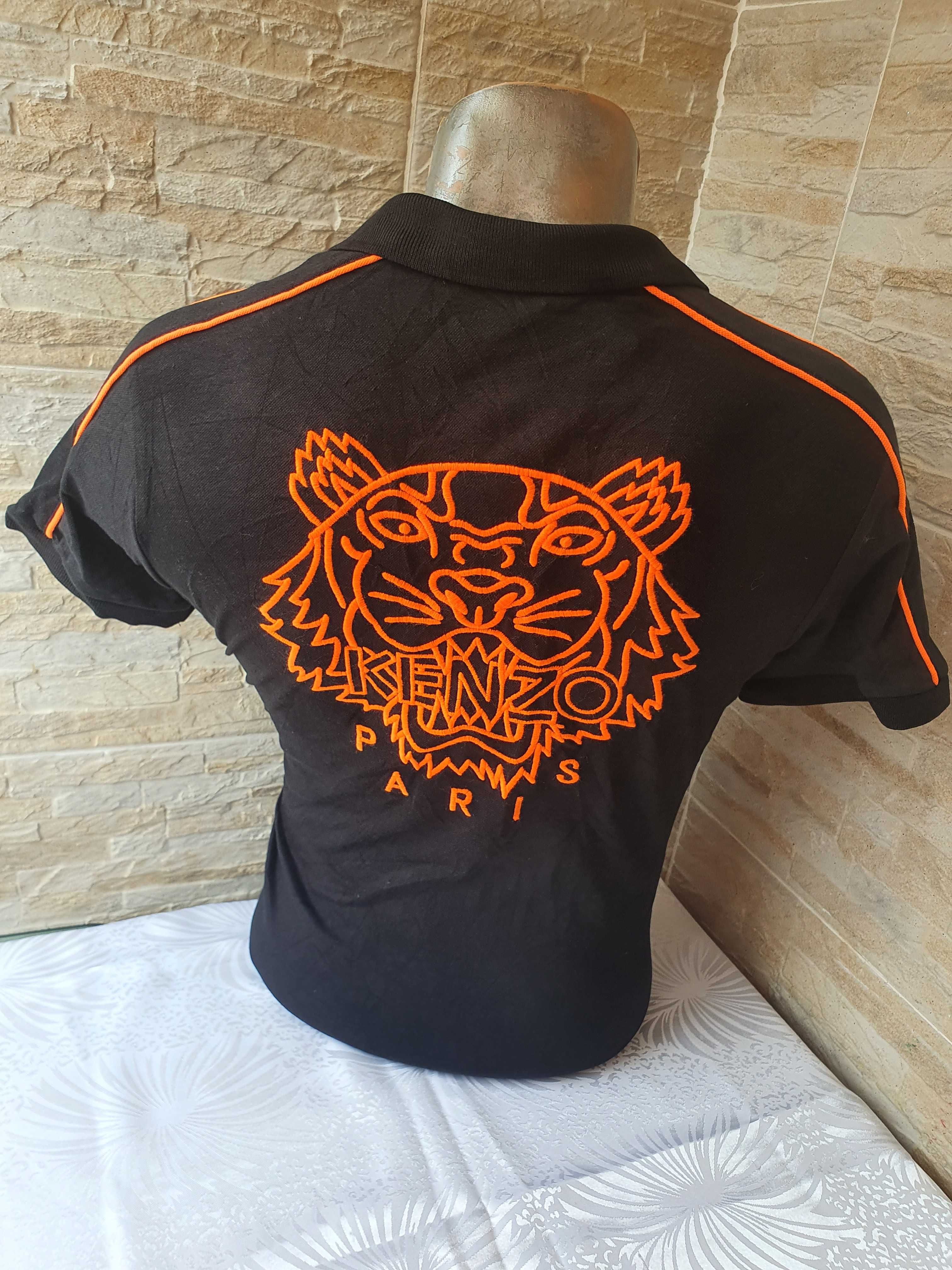 Tricou Kenzo Barbati Alb marime L, XL, XXL si Negru XL si XXL