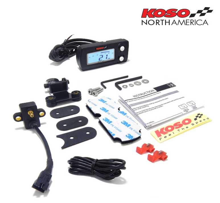 KOSO Boost Pressure  Meter Уред за BOOST Налягане TURBO X-1