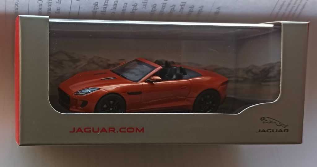 Macheta Jaguar F-Type V8-S 2013 portocaliu - IXO 1/43