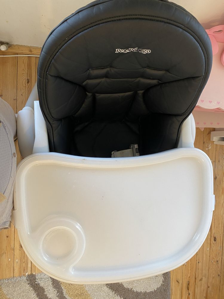 Scaun de masă bebe Peg Perego, negru