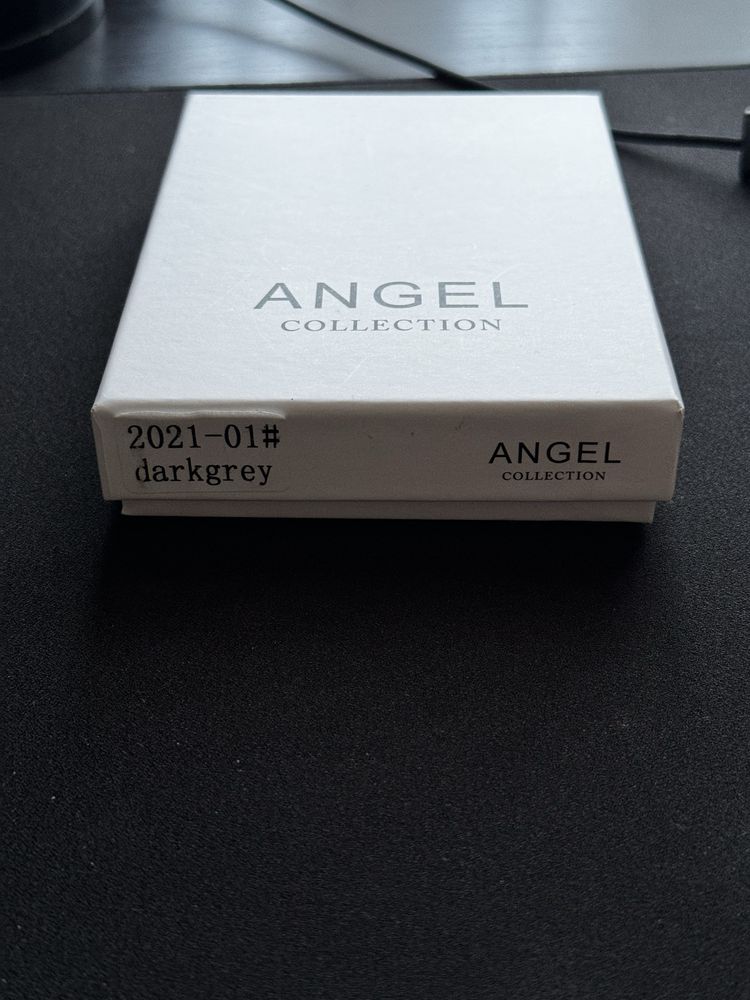 Portofel din piele naturală (Angel Collection 2021-01# darkgrey)