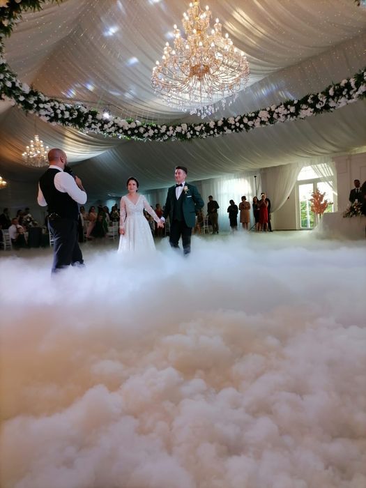 Fum greu cu gheata carbonica