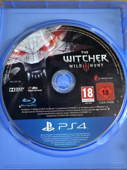 The Witcher- PS 4