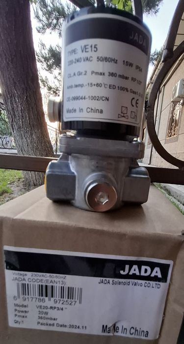 Gaz kran 220v ,gaz pushkalarga mos