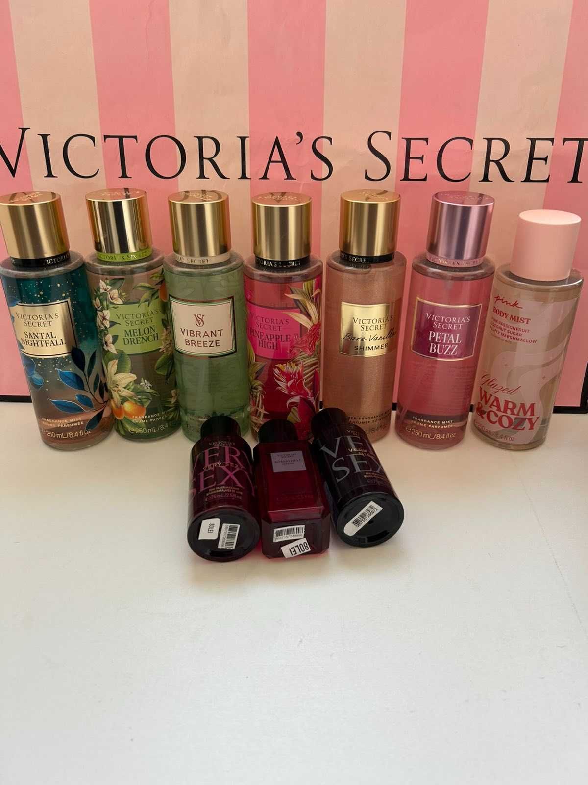 Victoria's Secret  нова колекция лосиони,спрейове, скраб за тяло