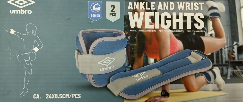 Set greutăți 0.5 kg pentru glezne și încheietura mâinii