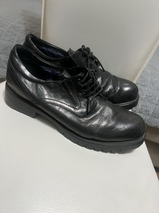 Ботинки кожаные Tj collection зимние