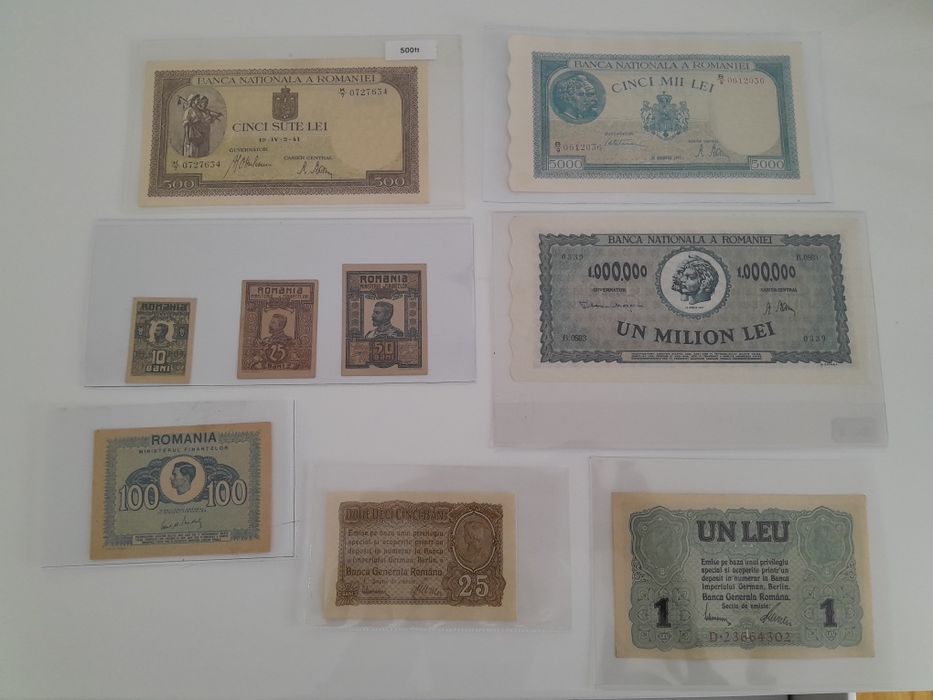 Set bancnote de colectie UNC, NAVROM, BGR