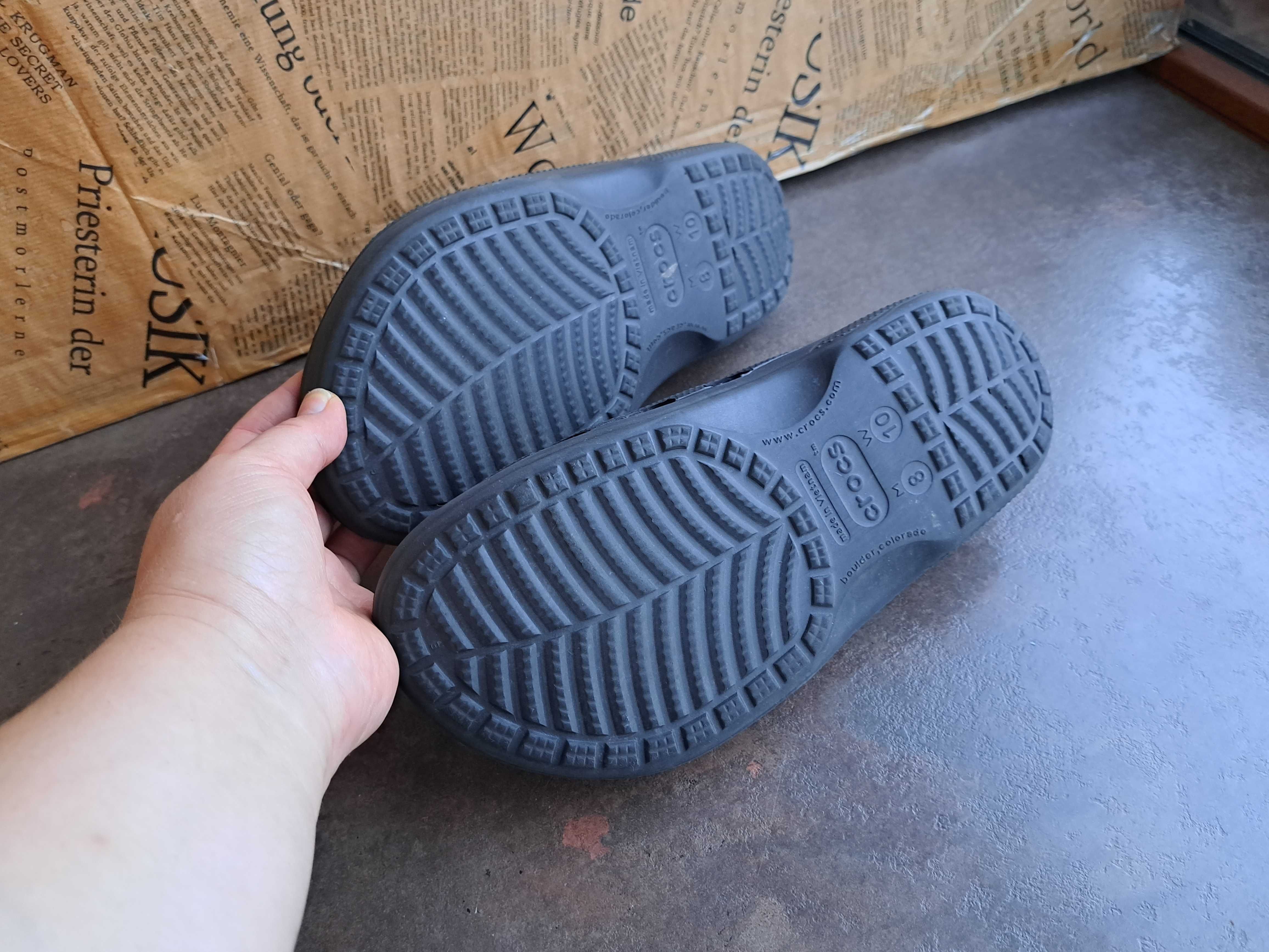 мъжки чехли,летни обувки,джапанки,гумено сабо,,Crocs,41/42