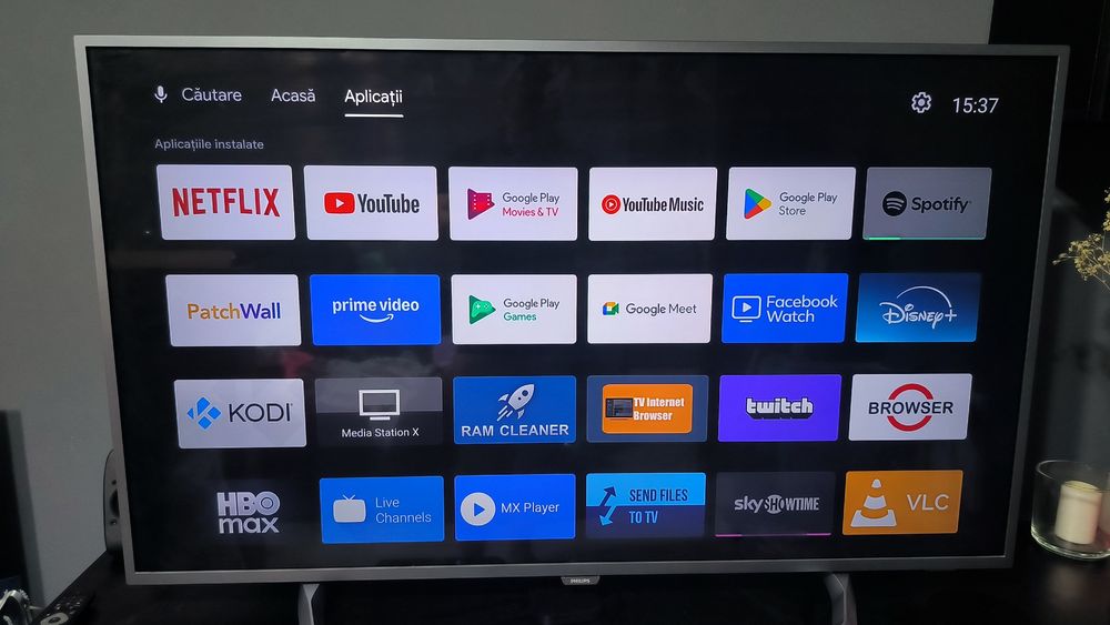 TV Ambilight Philips 139cm 55PUS6262 + Android TVBOX XIAOMI