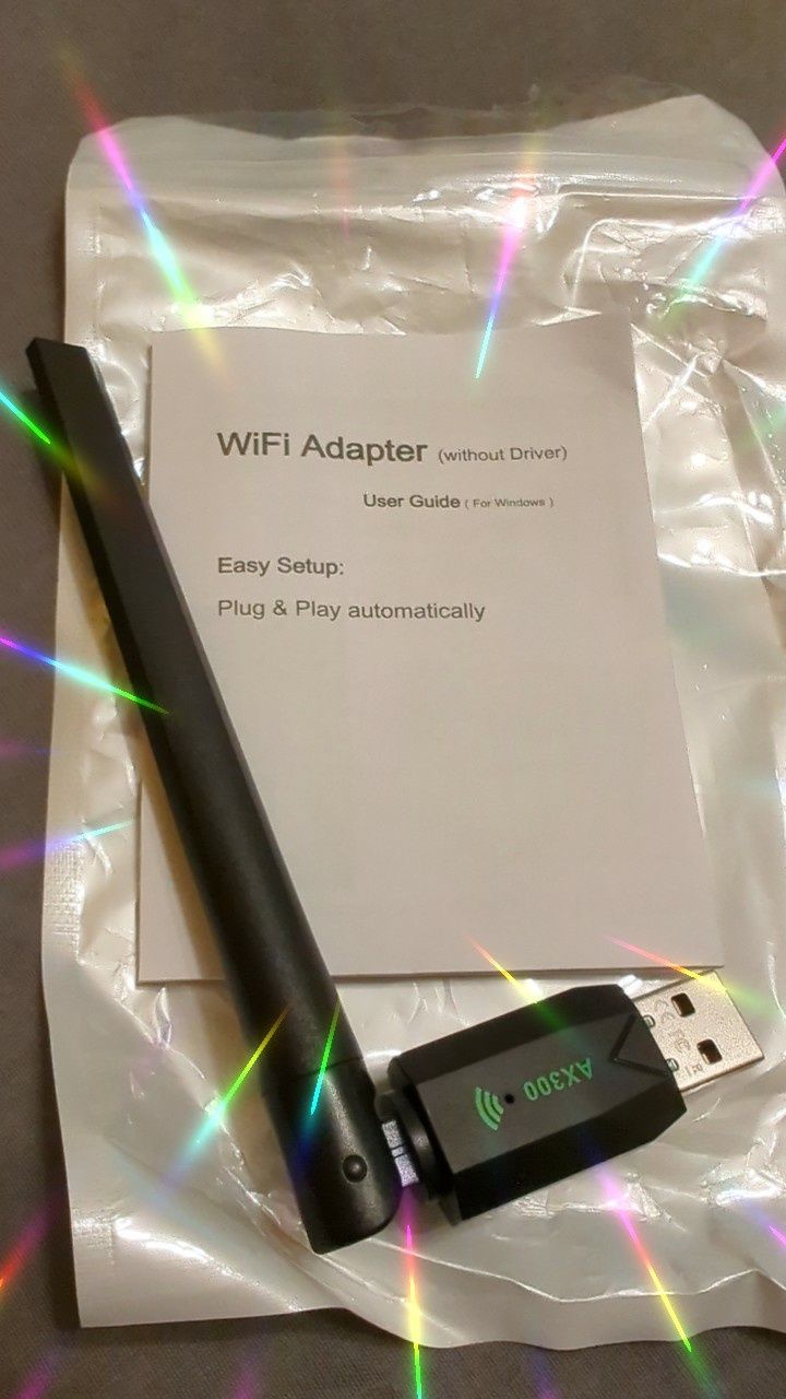 НОВ Wi fi Adapter Адаптер антена AX300 Модел WB603