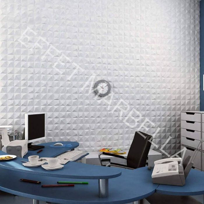 Декоративни 3D панели - 3д гипсови панели, облицовки за стени 0129