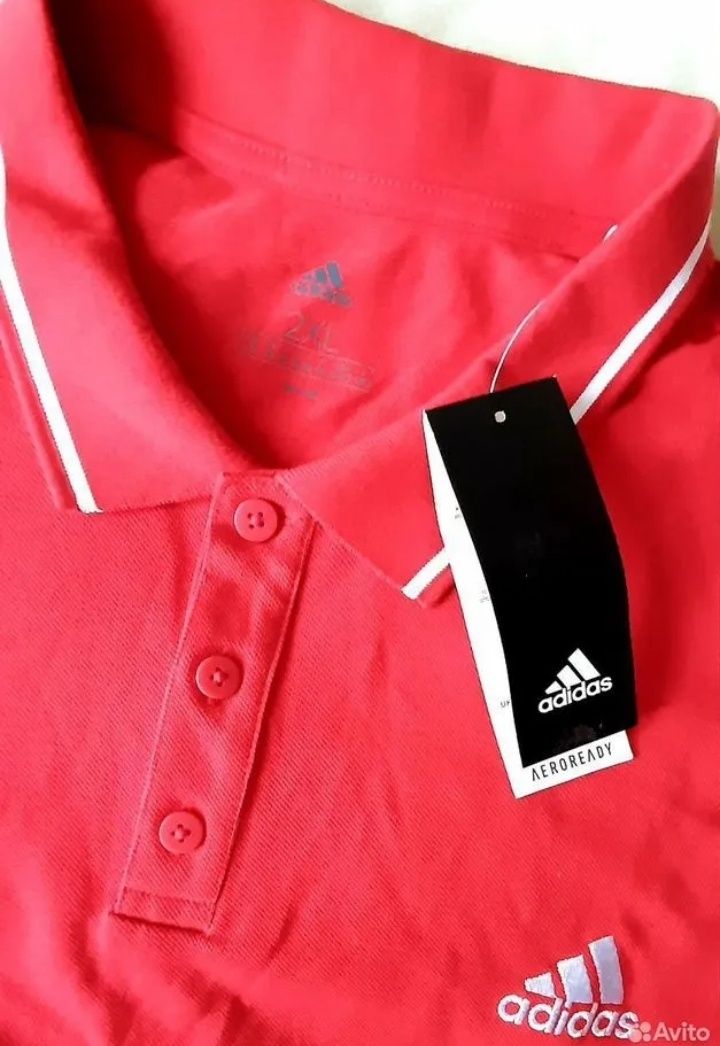 Поло Adidas. Оригинал. Размер 56-58.