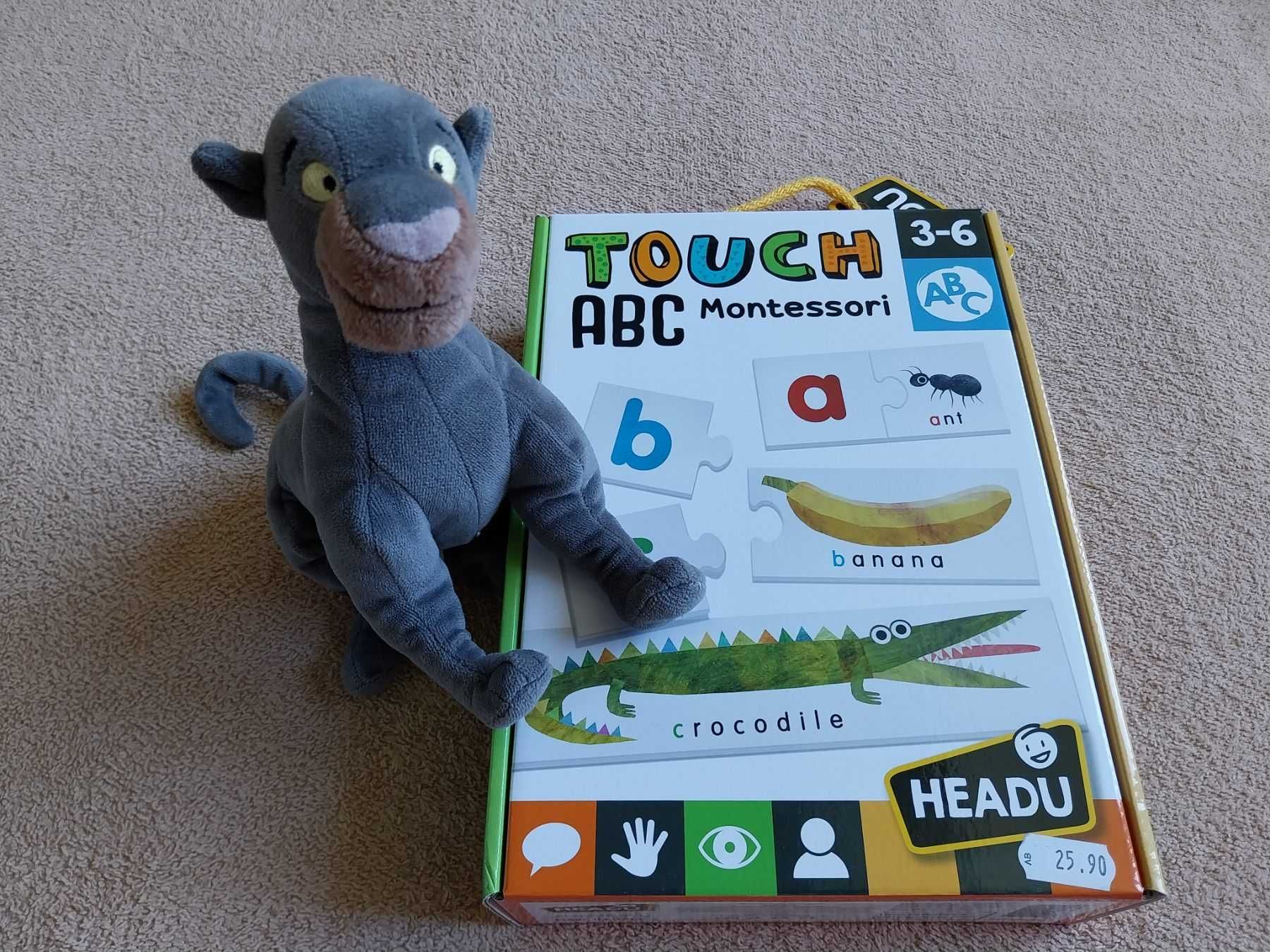 Нова детска игра Montessori Touch Abc