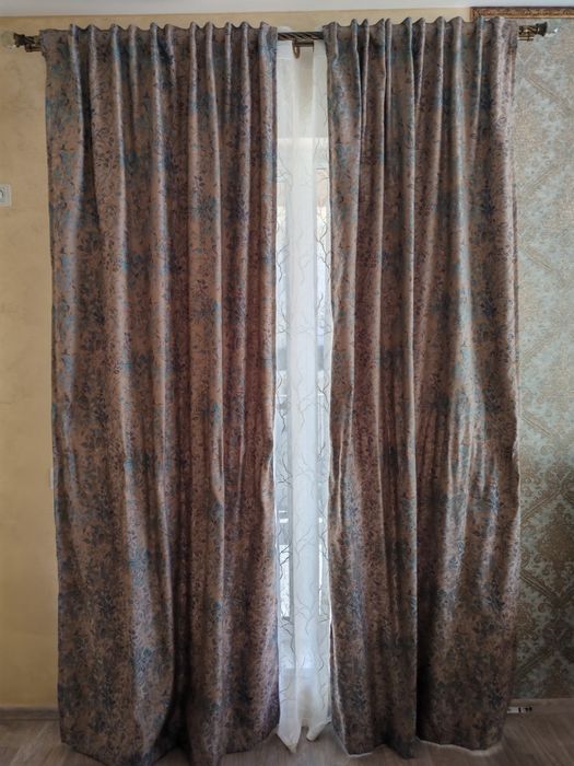 Set complet: perdea+draperie