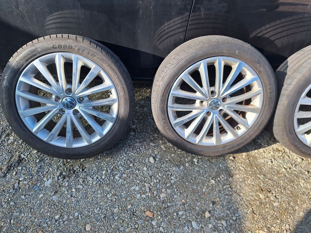 Jante VW Jetta ,Golf, Passat 225/45R17 anvelope vara dot 1122