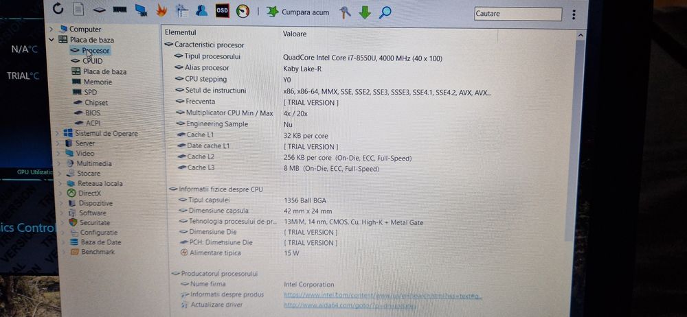 Dell Latitude 3590 i7 Gen 8 / SSD M.2 SATA 256 gb / 16 gb RAM / Full H