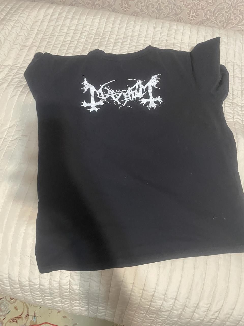 Рок футболка группы darkthron,mayhem,burzum, slaughter to prevail