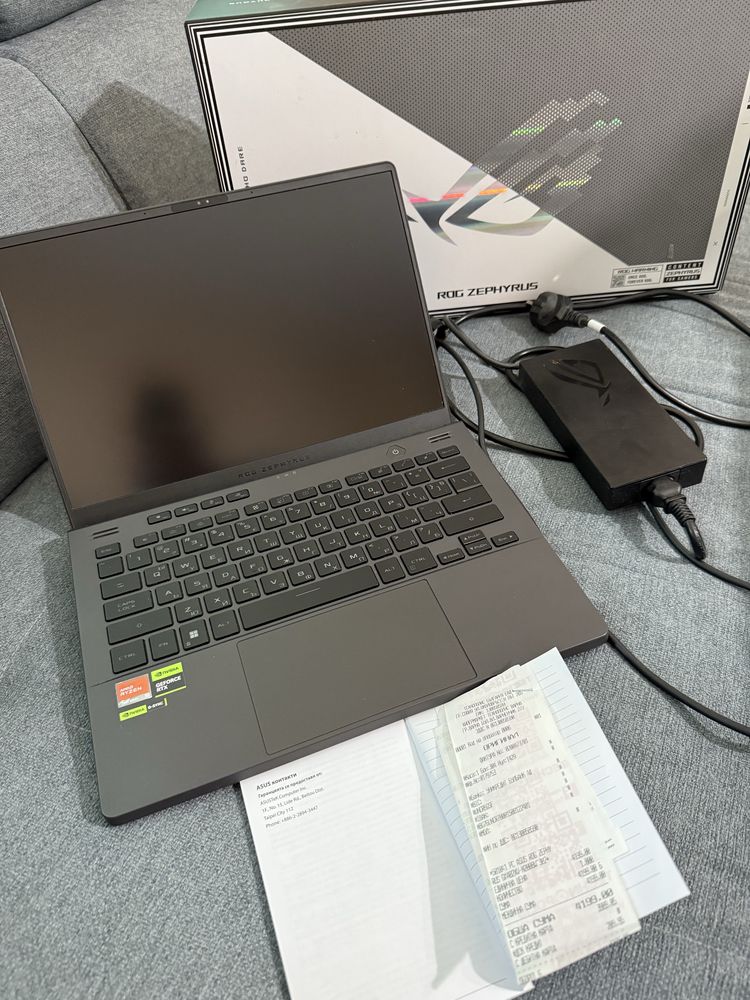 Лаптоп asus zephyrus g14 гаранция