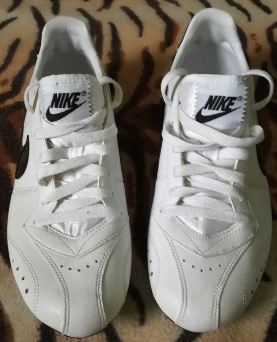 NIKE/НАЙК-Оригинални Бели Маратонки-Обувки от Здрава Естествена Кожа !