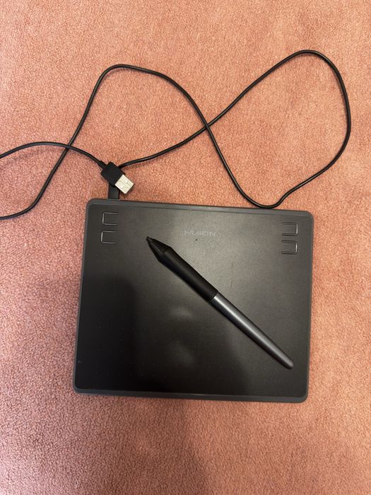Tableta grafica HUION, compatibila Windows, MacOS si Android