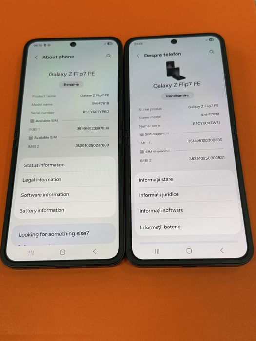 Samsung Z flip 7 Fe Pret 2200