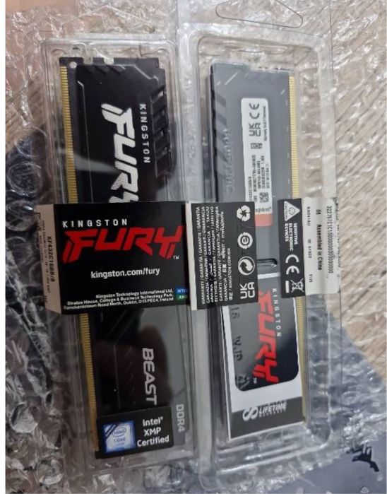 Оперативная память Kingston Fury Beast 16gb (8x2)