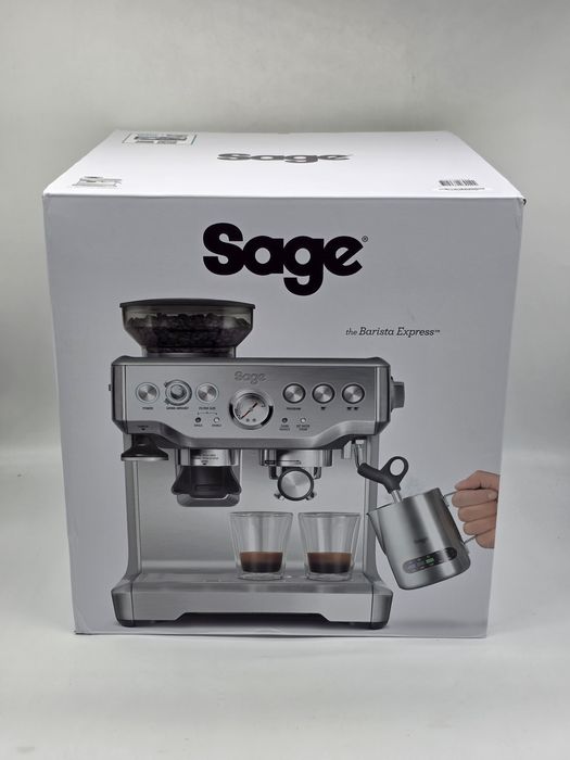 Espressor Sage SES875BSS, 1850 W, 2 l, 15 bar, alimentare boabe, NOU