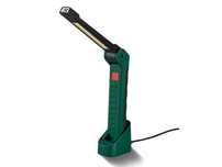 Lampă de lucru cu acumulator, cu LED COB, 2 trepte +lumina front, noua