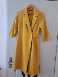 Жълта рокля ZIM fashion