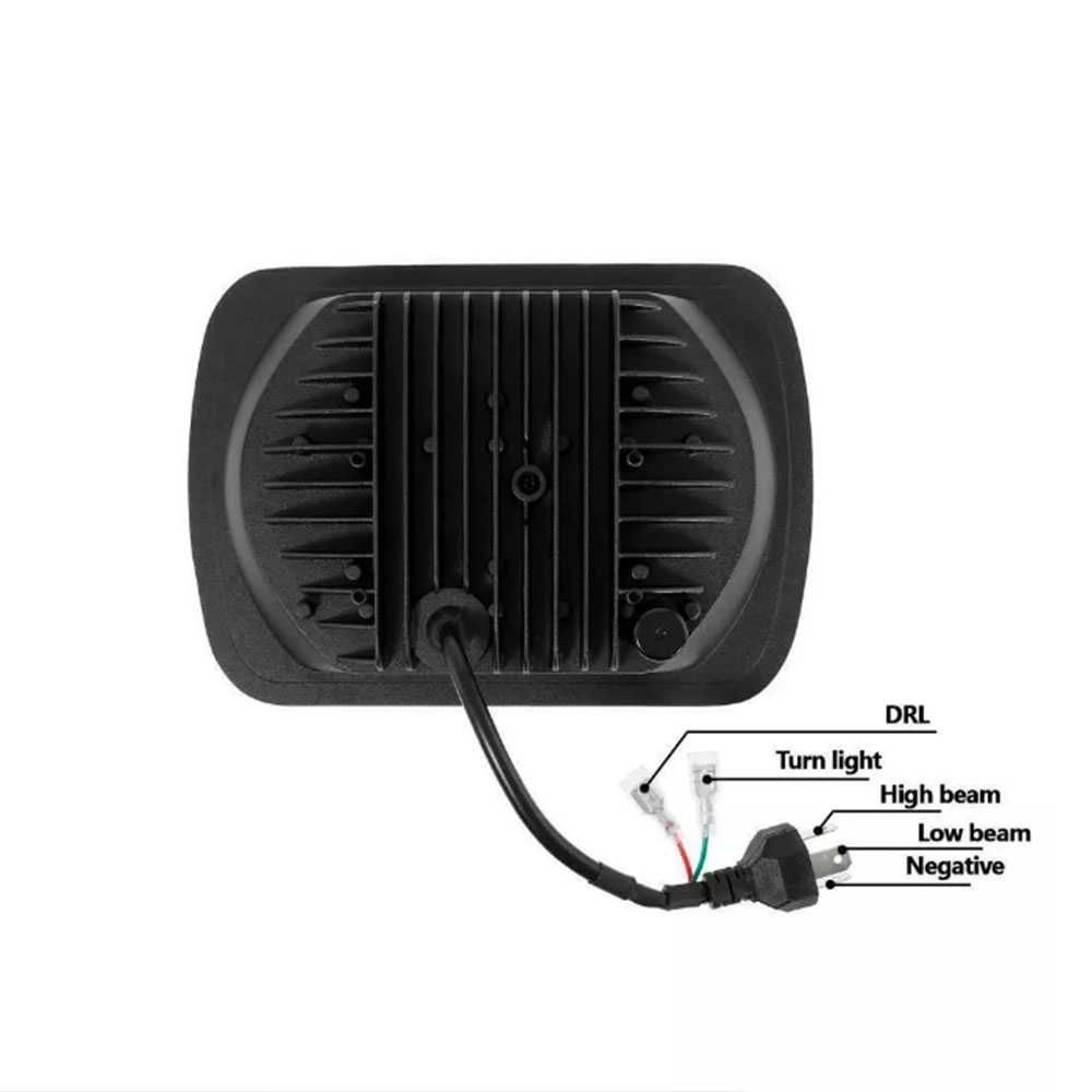 Комплект ляв и десен LED фар/лампа/халоген 5x7", 12V-24V