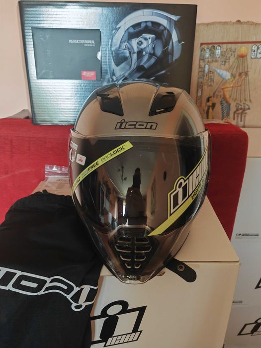 Cască Icon Airflite NOUA M-L moto ATV Shoei AGV HJC Shark Schuberth