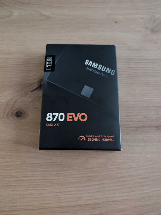 SSD Samsung 870 EVO 1TB – НОВ / SATA 2.5" / до 560MB/s