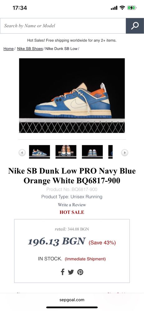 Nike SB model feat jordan Original 100%