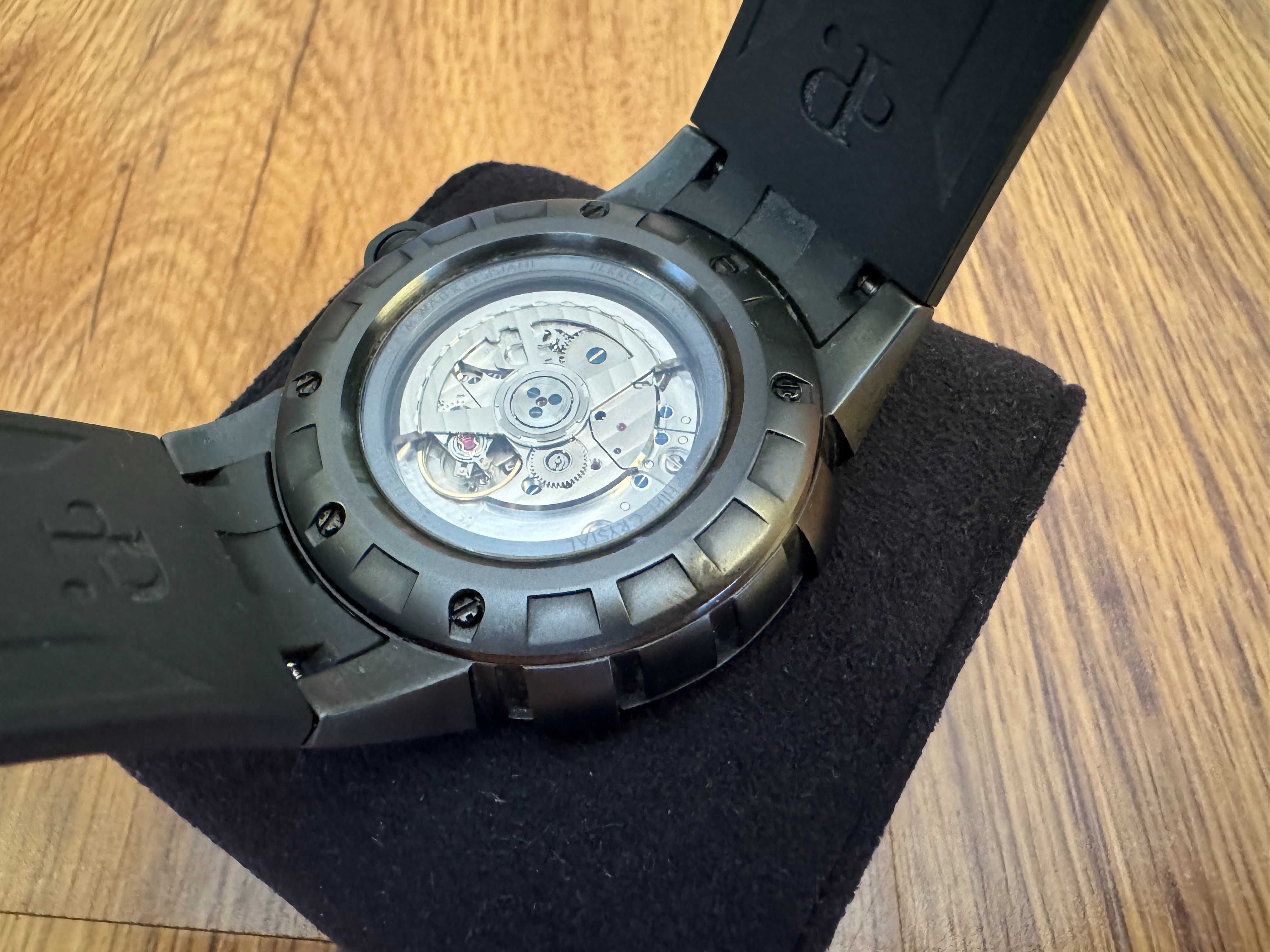 Perrelet Turbine XL Black & Red Dial 48mm Automatic A1051/9