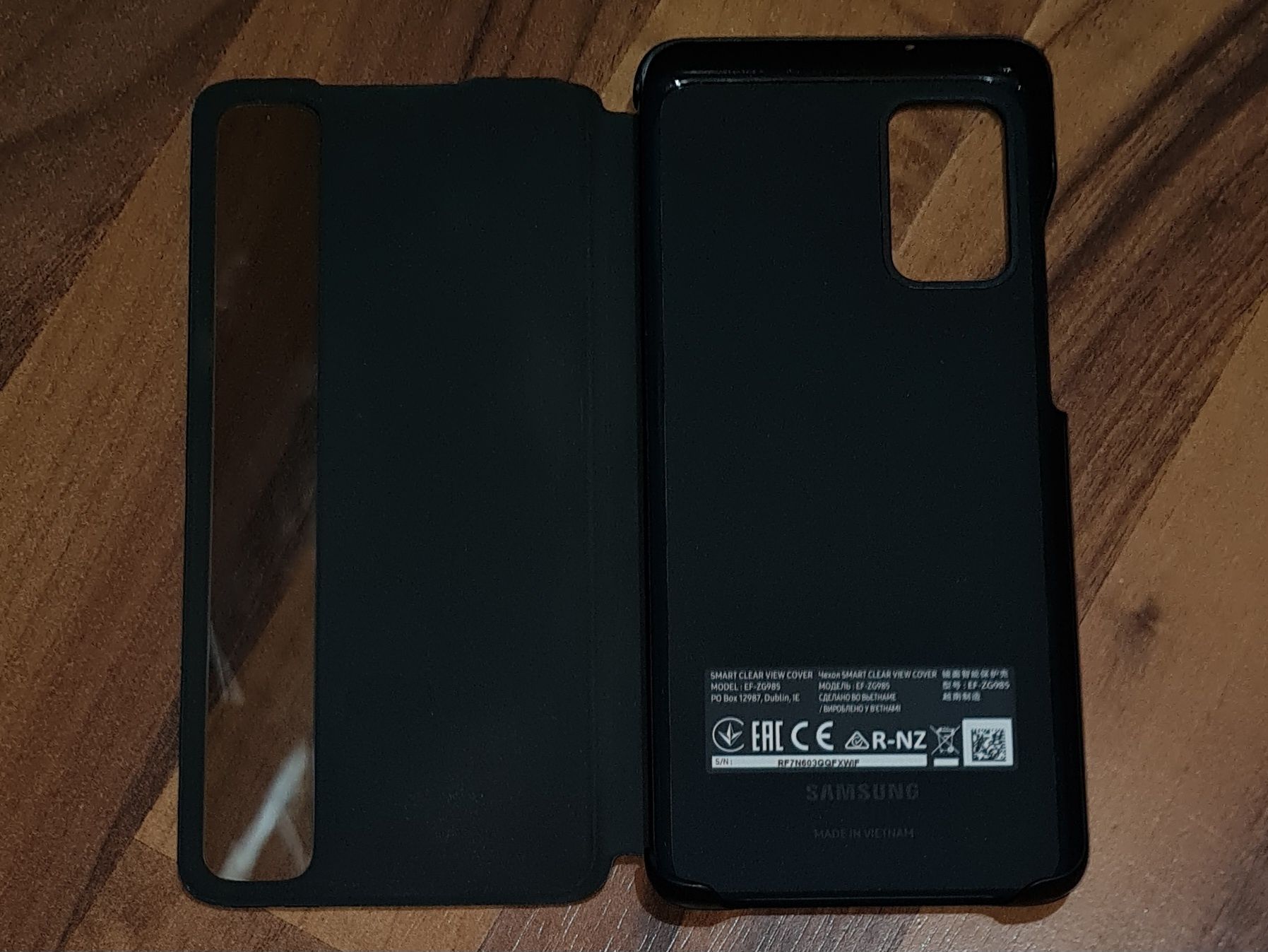 Husa flip smart activa SH originala Samsung Clear View Cover S20 Plus