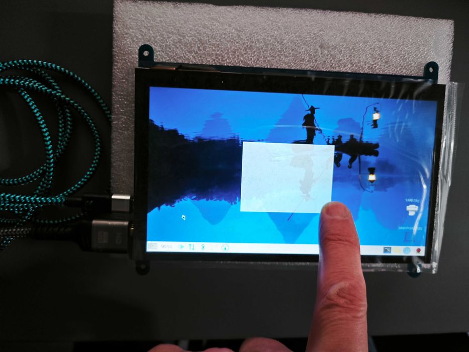 Monitor tactil ELECROW 7 Inch 1024x600,Raspberry Pi,Pc,Jetson Nano
