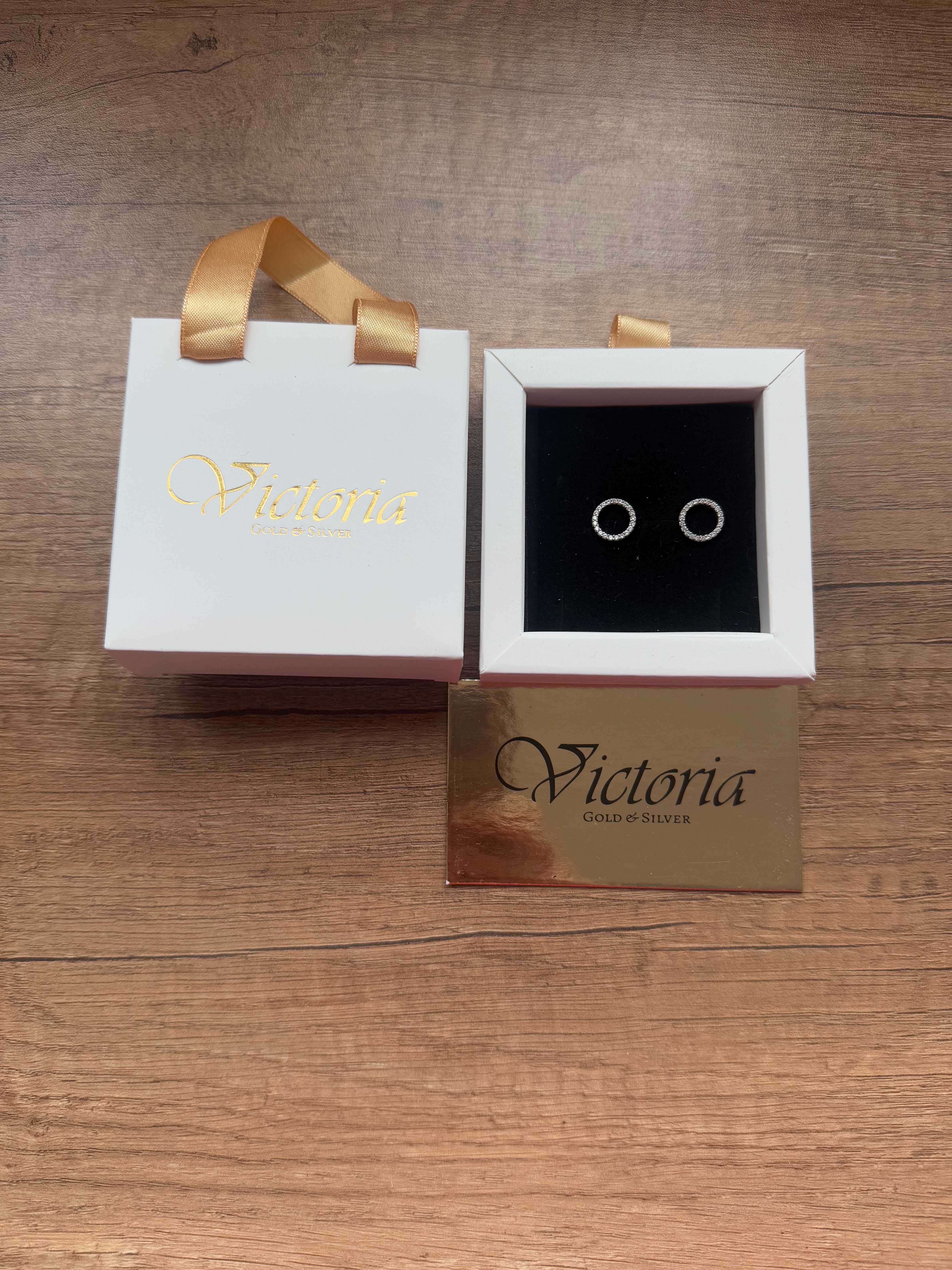 Сребърни обеци Victoria Gold