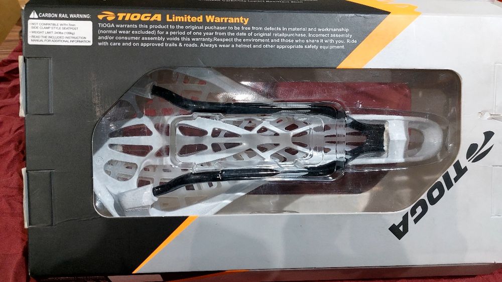 Седалка за велосипед Tioga Spyder Stratum Full Carbon Rail