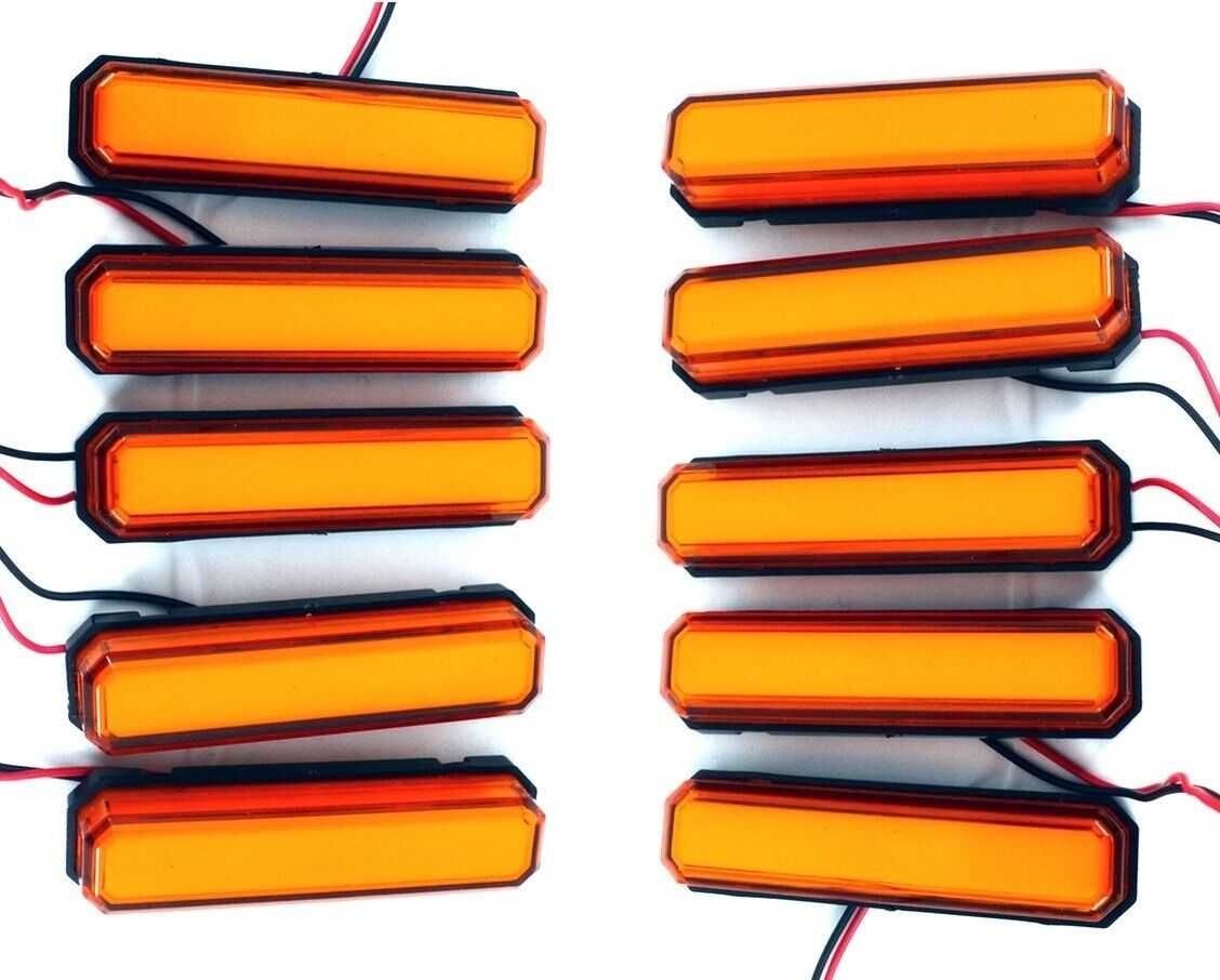 1бр. диодни LED Лед габарити НЕОН светлина 12-24V, 3 цвята