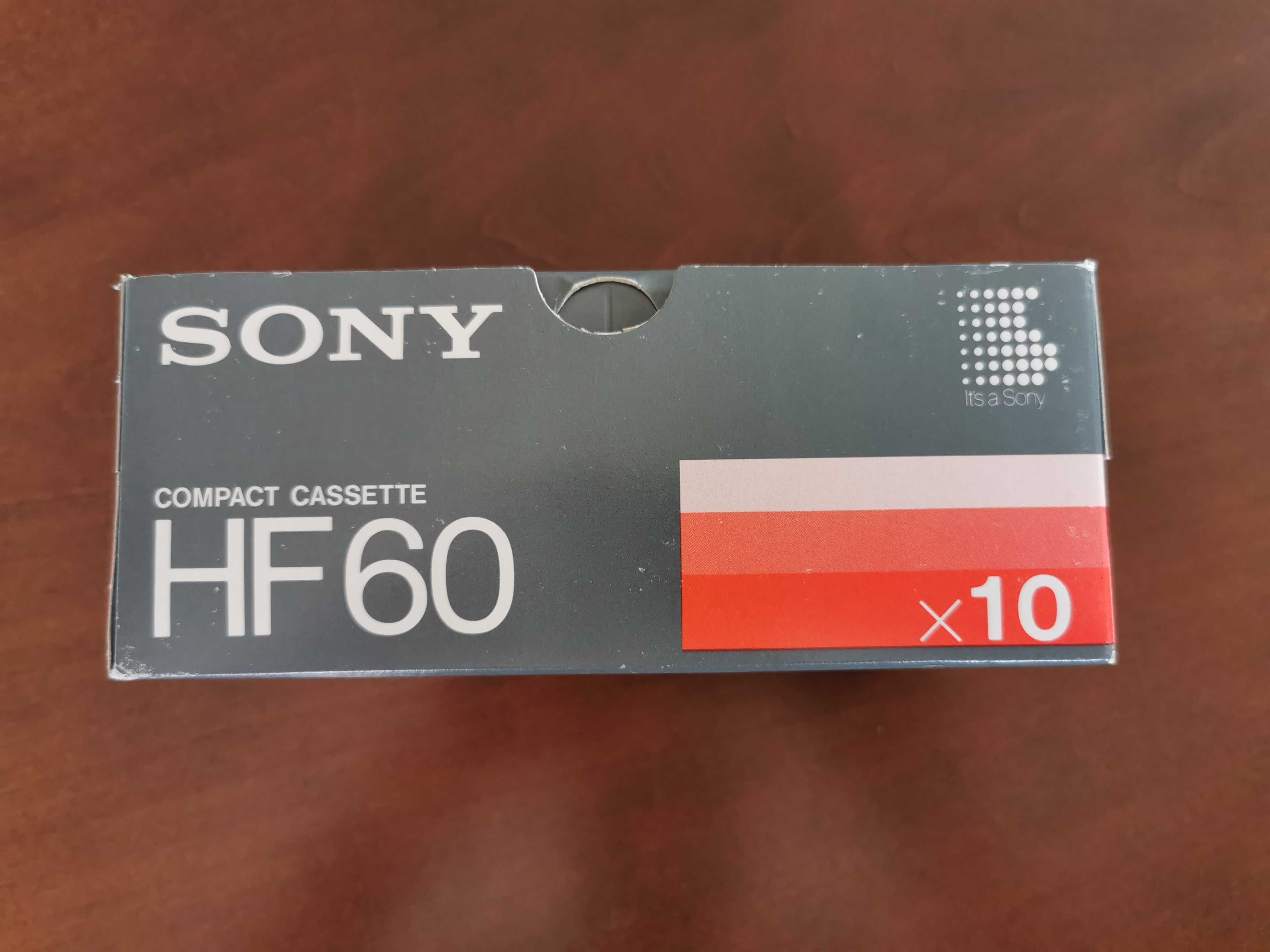 Аудио Касети SONY HF60 HF 60 нови 10 бр. 1985 година