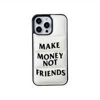"Make Money Not Friends" iPhone Case + подарък AirPods Case