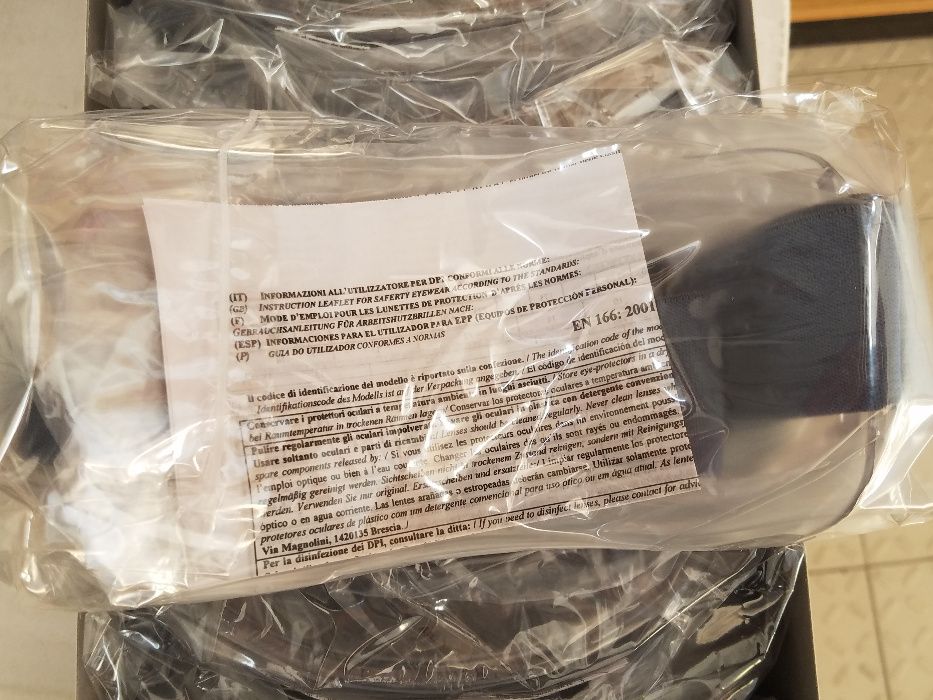 Ochelari protectie Profesionali  EN:166 chimicale,gaze,anti aburire