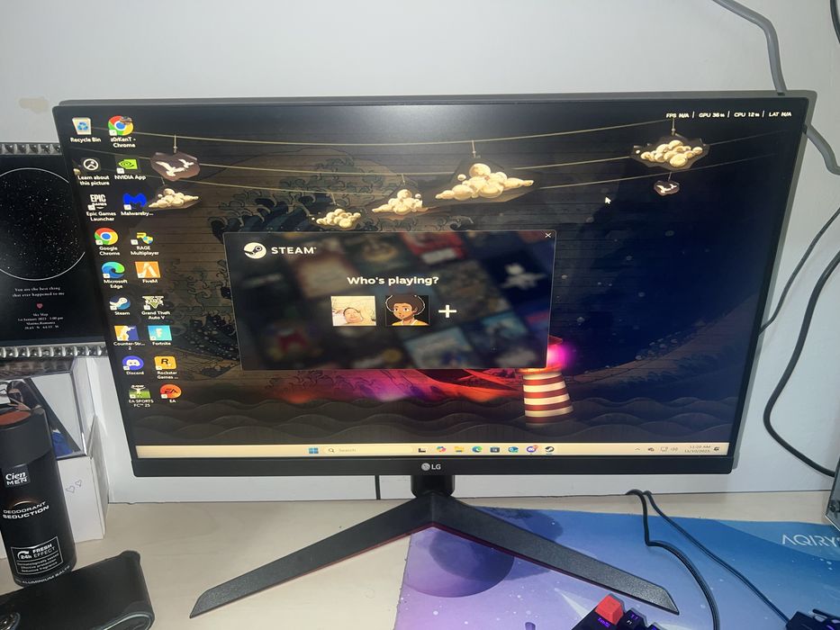 Vand monitor Gaming Lg-75hz