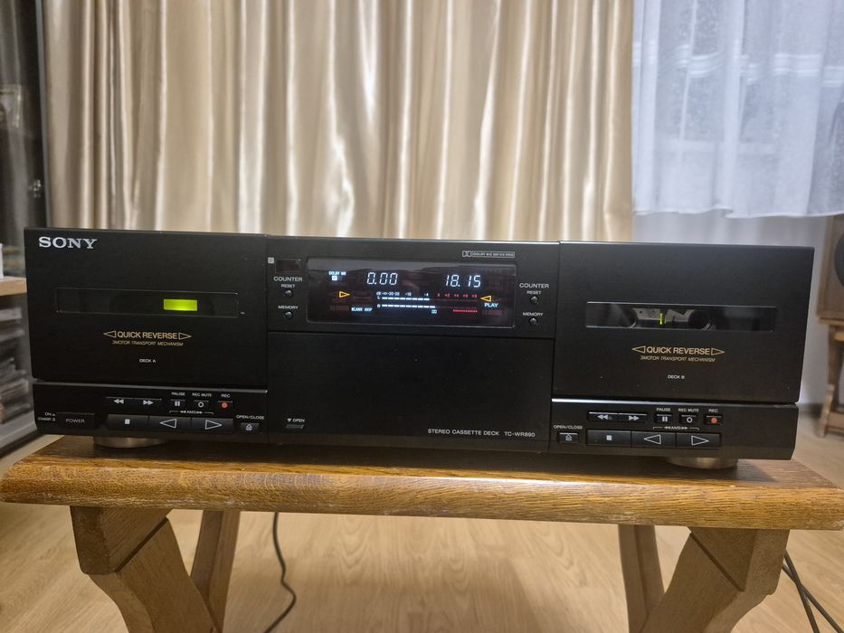 Dublu deck Sony TC WR 890