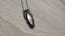 Pandantiv vintage bronz Navajo Mother of Pearls